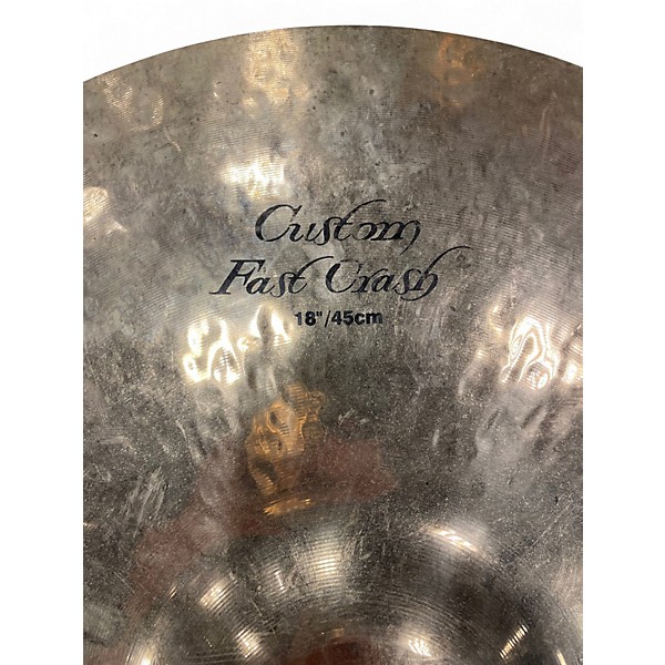 Used Zildjian 18in K Custom Fast Crash Cymbal