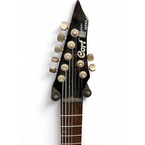 Used Cort VIVA SERIES  Trans Red Solid Body Electric Guitar