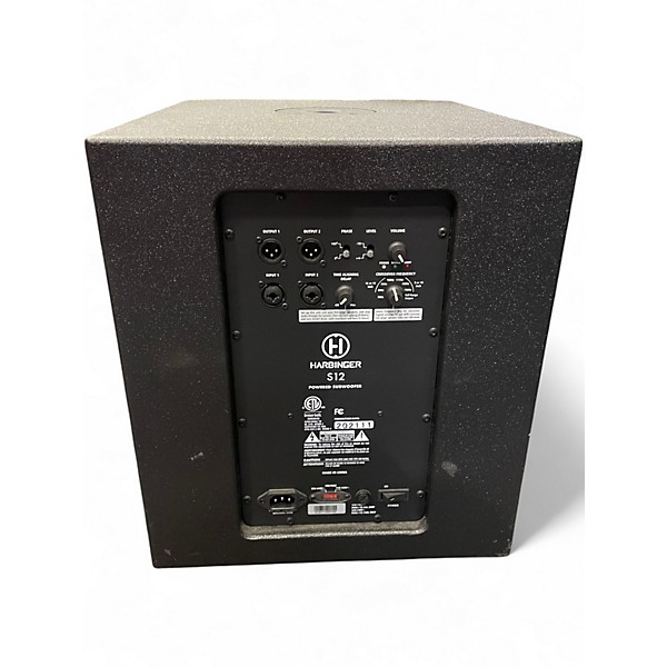 Used Harbinger S12 Powered Subwoofer