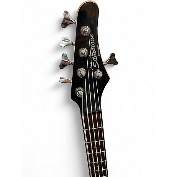 Used Samick CB5B Black Electric Bass Guitar
