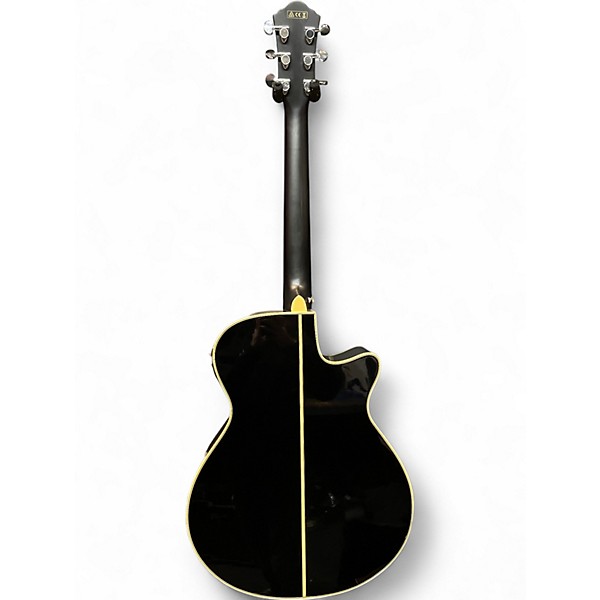Used Ibanez AEG10II Left Handed Black Acoustic Electric Guitar