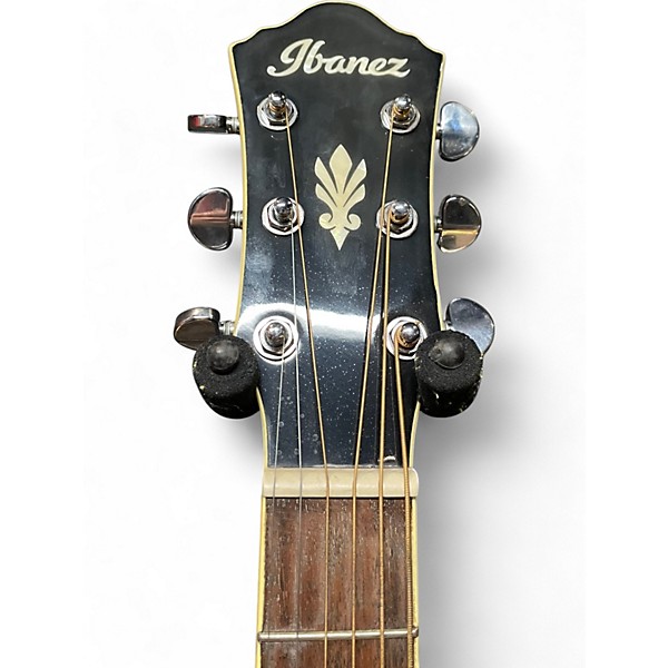 Used Ibanez AEG10II Left Handed Black Acoustic Electric Guitar