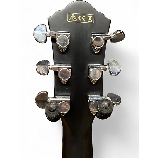 Used Ibanez AEG10II Left Handed Black Acoustic Electric Guitar