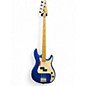 Used Peavey Fury Blue Electric Bass Guitar thumbnail