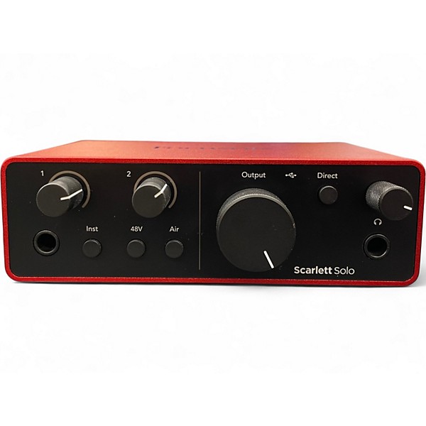 Used Focusrite Scarlett Solo Gen 4 Audio Interface