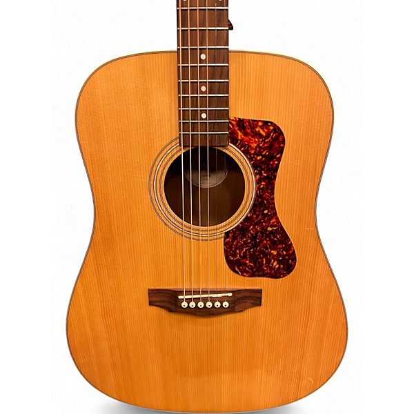 Used Guild D-24OE Natural Acoustic Electric Guitar