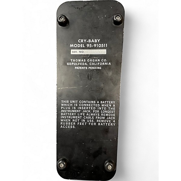 Used Dunlop 95Q Cry Baby Wah Effect Pedal