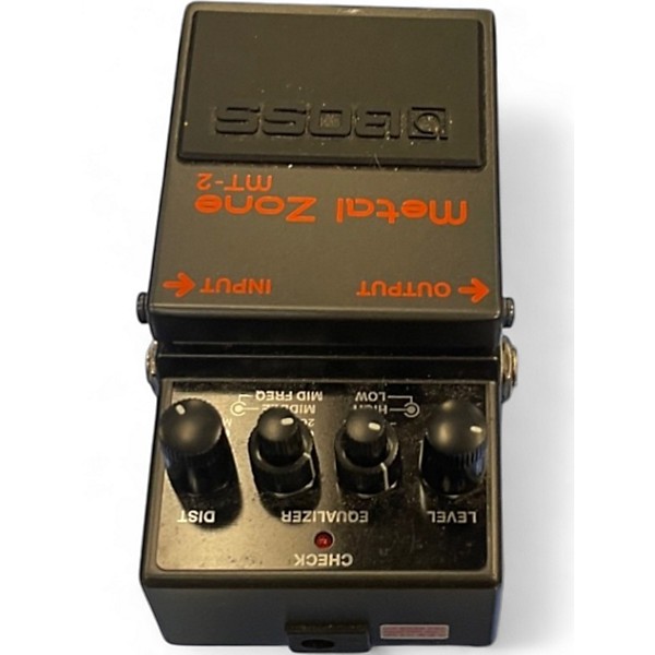 Used BOSS MT2 Metal Zone Distortion Effect Pedal
