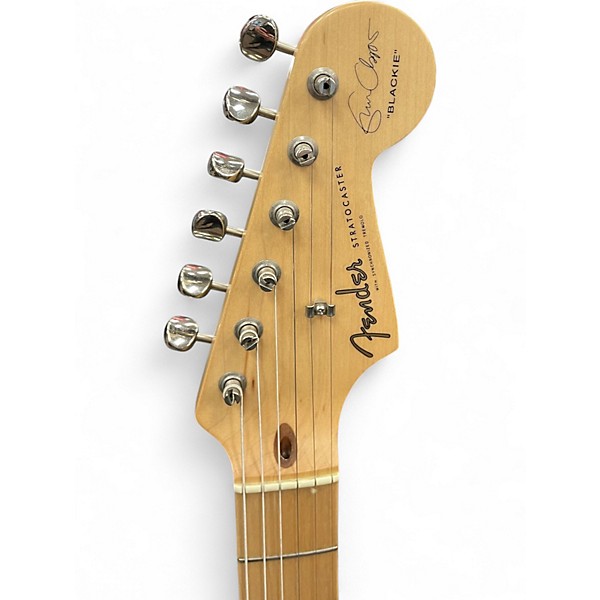 Used 2003 Fender Artist Series Eric Clapton Stratocaster Black Solid Body Electric Guitar