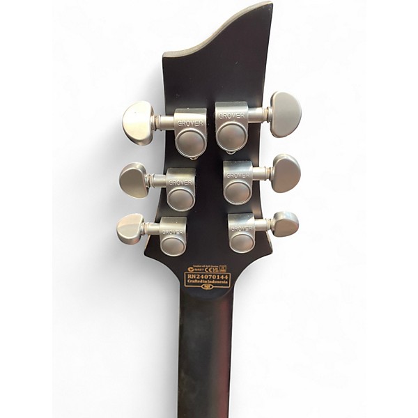 Used Schecter Guitar Research C-1 PLATINUM Translucent Black Solid Body Electric Guitar