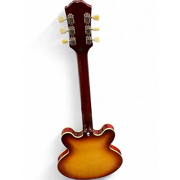 Used Epiphone ES355 Raspberry Tea Burst Hollow Body Electric Guitar