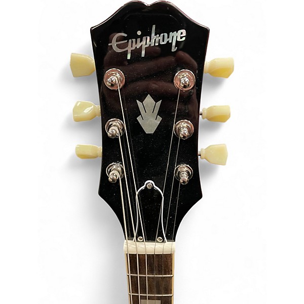 Used Epiphone ES355 Raspberry Tea Burst Hollow Body Electric Guitar