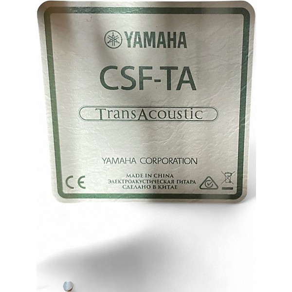 Used Yamaha CSFTA Natural Acoustic Electric Guitar