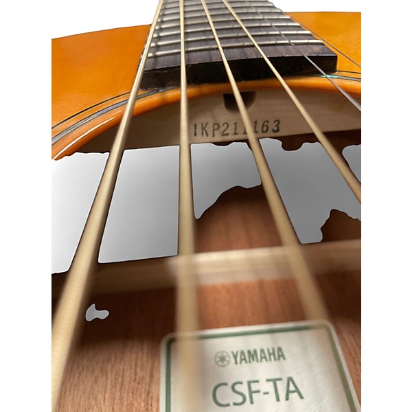 Used Yamaha CSFTA Natural Acoustic Electric Guitar