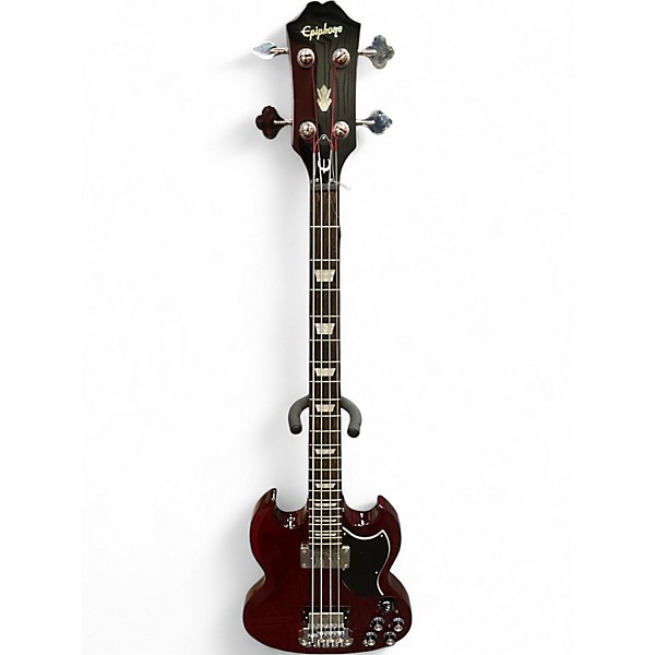 Used Epiphone SG BASS RED Electric Bass Guitar
