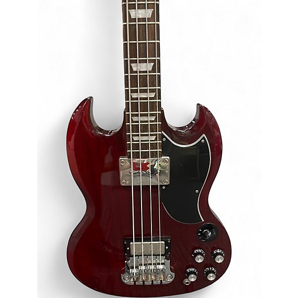 Used Epiphone SG BASS RED Electric Bass Guitar