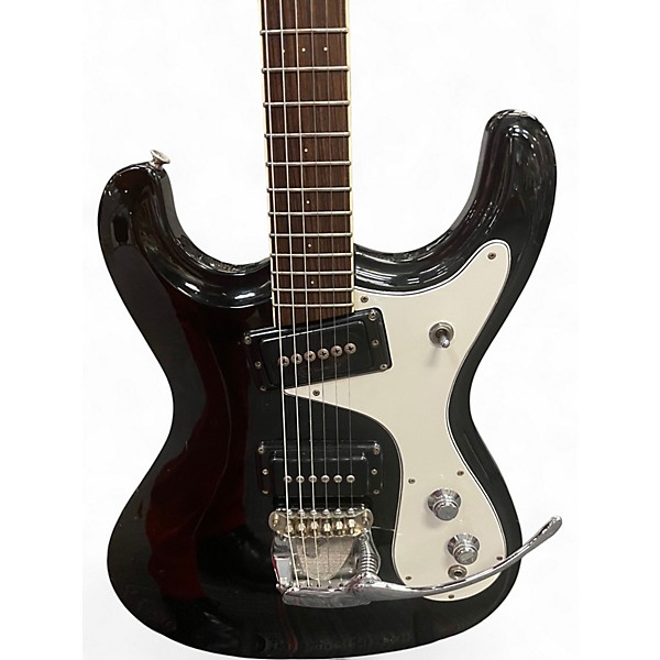 Used Mosrite the ventures model reissue Black Solid Body Electric Guitar