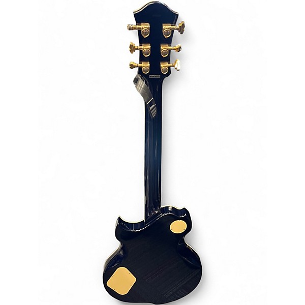 Used Minnarick Lotus Blue Burst Solid Body Electric Guitar