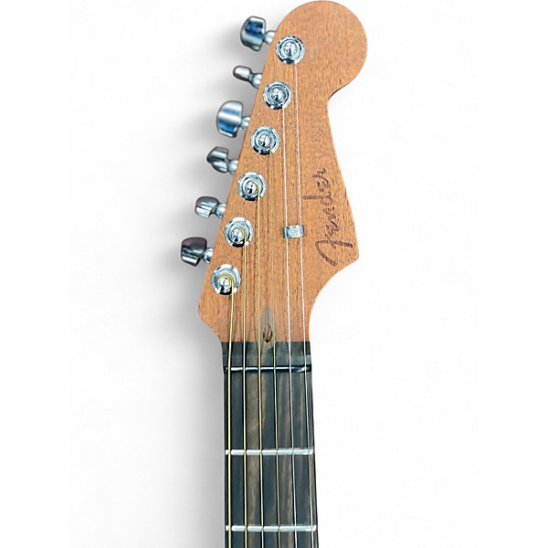 Used Fender American Acoustasonic Stratocaster Dakota Red Acoustic Electric Guitar