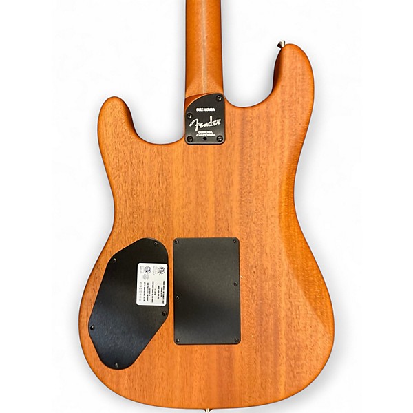 Used Fender American Acoustasonic Stratocaster Dakota Red Acoustic Electric Guitar