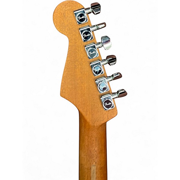 Used Fender American Acoustasonic Stratocaster Dakota Red Acoustic Electric Guitar