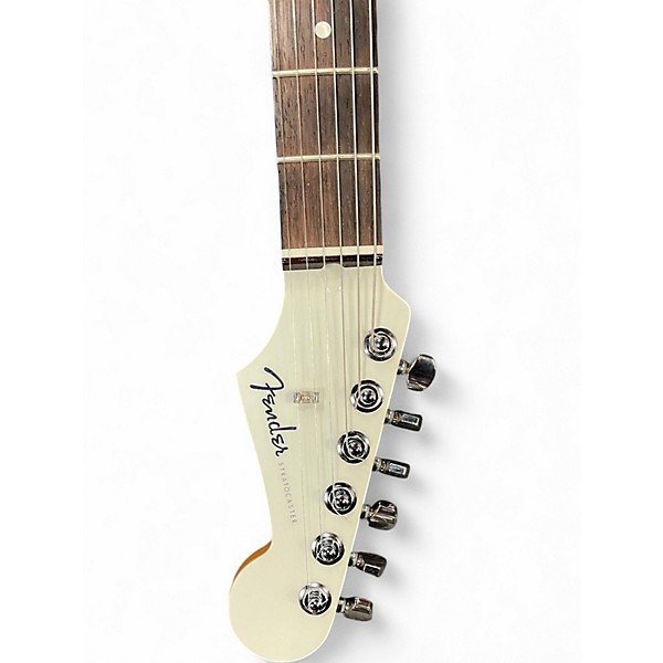 Used Fender Aerodyne Stratocaster Bright White Solid Body Electric Guitar
