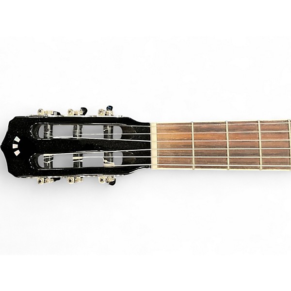 Used Cordoba Fusion 5 Jet Black and White Classical Acoustic Guitar