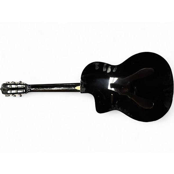 Used Cordoba Fusion 5 Jet Black and White Classical Acoustic Guitar