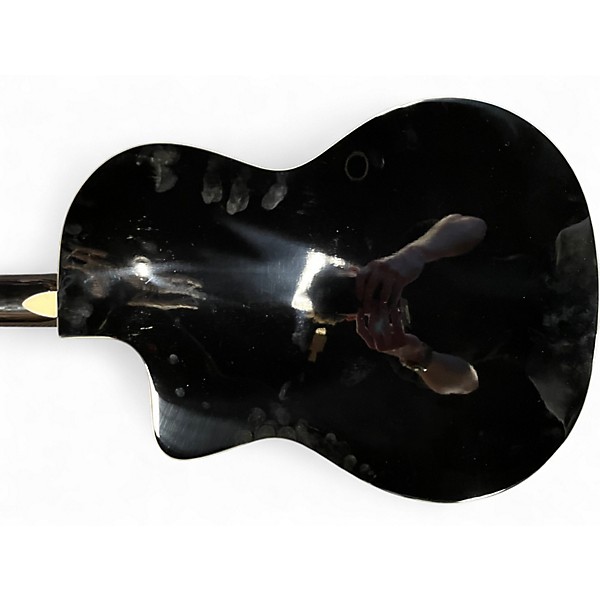 Used Cordoba Fusion 5 Jet Black and White Classical Acoustic Guitar