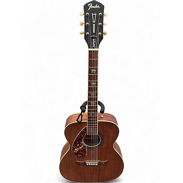 Used Fender Tim Armstrong Hellcat Left Handed Natural Acoustic Electric Guitar