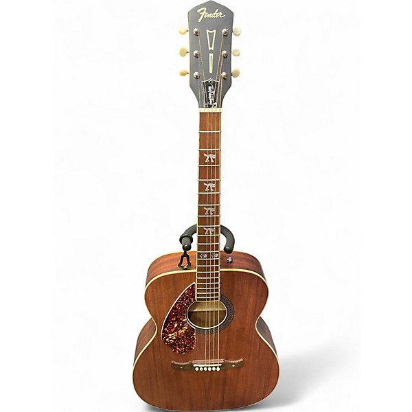 Used Fender Tim Armstrong Hellcat Left Handed Natural Acoustic Electric Guitar