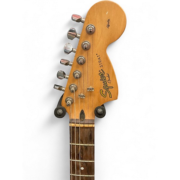 Used Squier Standard Stratocaster 2 Color Sunburst Solid Body Electric Guitar