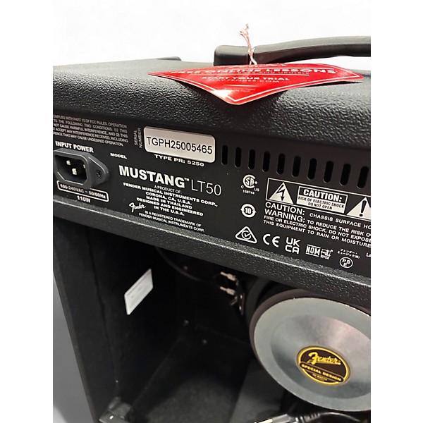Used Fender Mustang LT50 50W 1x12 Guitar Combo Amp
