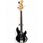 Used Sterling by Music Man Ray4 Satin Black Electric Bass Guitar thumbnail