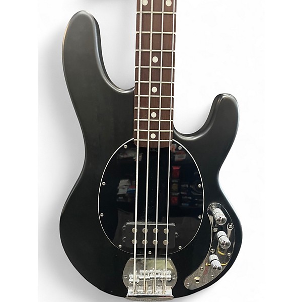 Used Sterling by Music Man Ray4 Satin Black Electric Bass Guitar