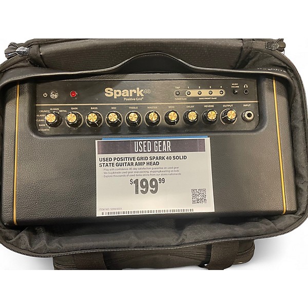 Used Positive Grid Spark 40 Solid State Guitar Amp Head