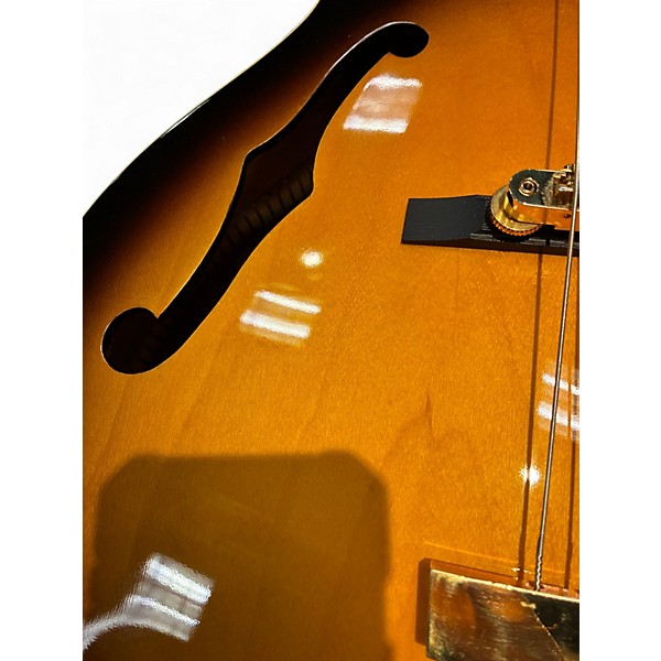 Used 2012 Epiphone ZEPHYR REGENT 2 Color Sunburst Acoustic Electric Guitar