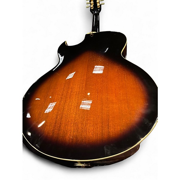 Used 2012 Epiphone ZEPHYR REGENT 2 Color Sunburst Acoustic Electric Guitar