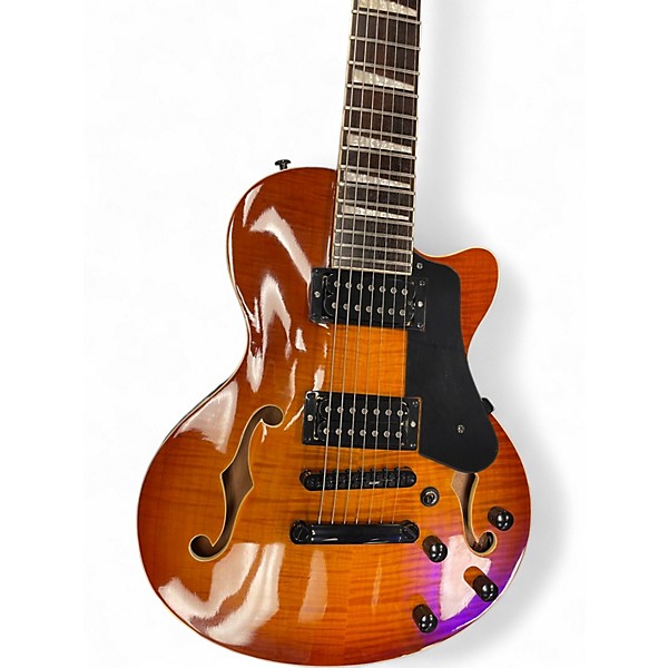 Used Grote 7 STRING ARCHTOP 2 Color Sunburst Hollow Body Electric Guitar