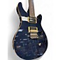 Used PRS SE Custom 24 Trans Blue Solid Body Electric Guitar
