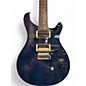 Used PRS SE Custom 24 Trans Blue Solid Body Electric Guitar
