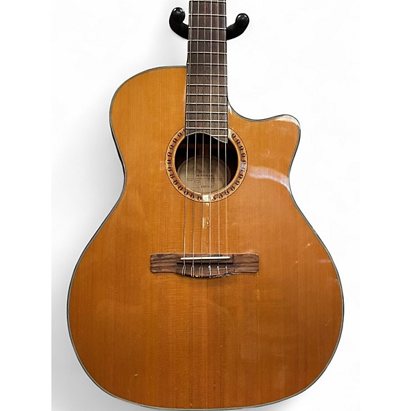 Used Fender GN45 Natural Classical Acoustic Electric Guitar