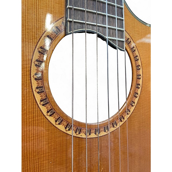 Used Fender GN45 Natural Classical Acoustic Electric Guitar