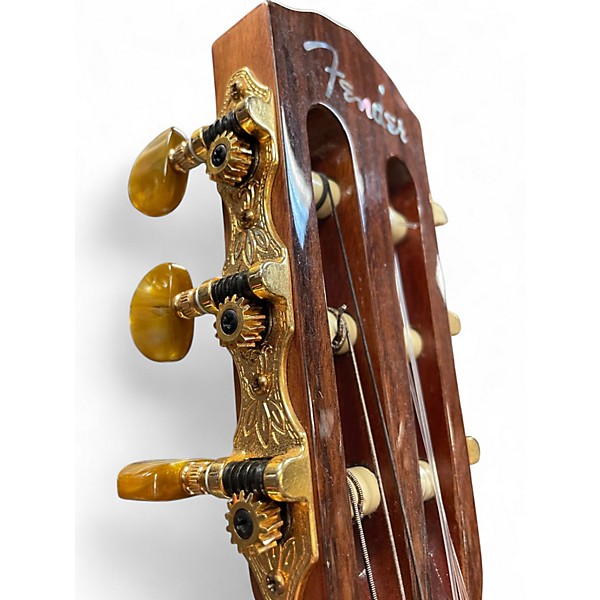 Used Fender GN45 Natural Classical Acoustic Electric Guitar