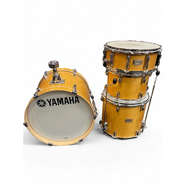 Used Yamaha 4 Piece Stage Custom Natural Drum Kit