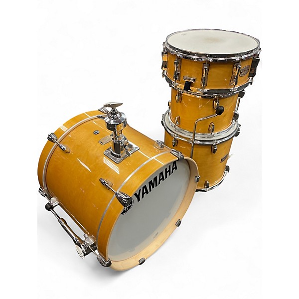 Used Yamaha 4 Piece Stage Custom Natural Drum Kit