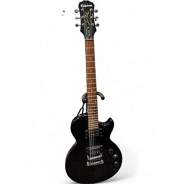 Used Epiphone Special II Trans Black Solid Body Electric Guitar