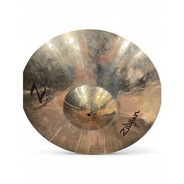 Used Zildjian 21in Z Custom Mega Bell Ride Cymbal