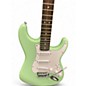 Used Squier Stratocaster  Green Solid Body Electric Guitar