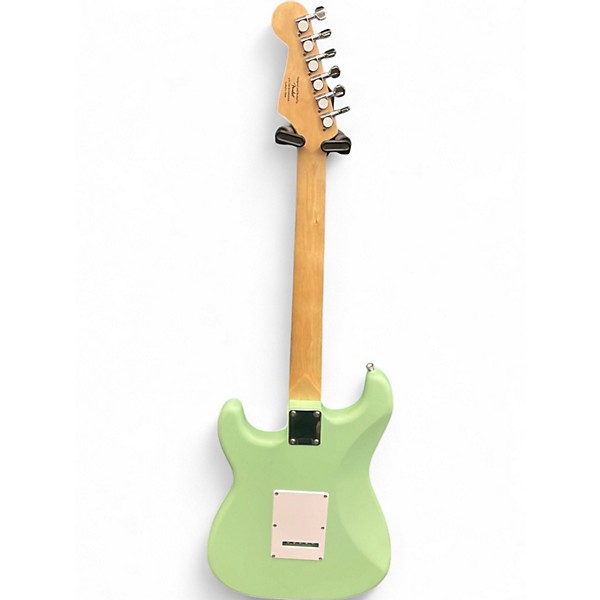 Used Squier Stratocaster  Green Solid Body Electric Guitar